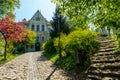 The School on the Hill in the medieval fortress of Sighisoara, Romania Royalty Free Stock Photo