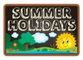 School holidays theme image 2 Royalty Free Stock Photo