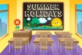 School holidays theme image 3 Royalty Free Stock Photo