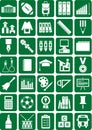 School icons Royalty Free Stock Photo
