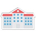 School Isolated Vector Icon Editable