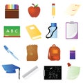 School Items Royalty Free Stock Photo