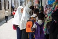 School kids. Stone Town, Zanzibar. Tanzania Royalty Free Stock Photo