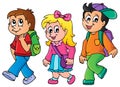 School kids theme image 3 Royalty Free Stock Photo