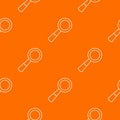 School loupe pattern vector orange