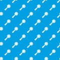 School loupe pattern vector seamless blue