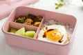 School lunch bento box set Royalty Free Stock Photo