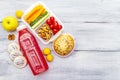 School lunch box. Back to school concept Royalty Free Stock Photo