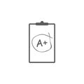 School mark-up icon. Element of education icon. Premium quality graphic design icon. Signs, outline symbols collection icon for we