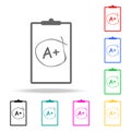 school mark-up icon. Elements of School and study multi colored icons. Premium quality graphic design icon. Simple icon for websit