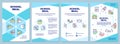 School meal brochure template