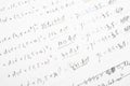 School Notebook With Mathematical Equations Royalty Free Stock Photo