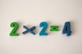 School numbers Royalty Free Stock Photo