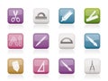 School and office tools icons Royalty Free Stock Photo