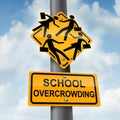 School Overcrowding Royalty Free Stock Photo