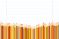 School Pencils Background Vector Illustration Royalty Free Stock Photo