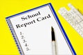 School report card for information. Royalty Free Stock Photo