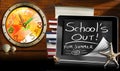 School's Out for Summer - Tablet Computer Royalty Free Stock Photo