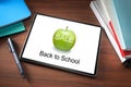 School Sale Tablet Books Royalty Free Stock Photo