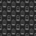 School seamless pattern of book. Royalty Free Stock Photo