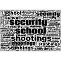 School Shootings Stabbings Europe and UK Abstract Background Illustration