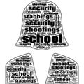 School Shootings Stabbings Europe and UK Abstract Background Illustration