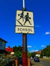 School sign