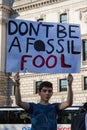 School Strike for Climate Change Royalty Free Stock Photo