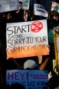 School Strike for Climate Change Royalty Free Stock Photo