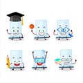 School student of aeropress cartoon character with various expressions