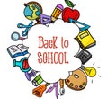 School stuffs Royalty Free Stock Photo