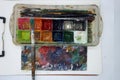 School supplies for Watercolor painting, brush , Palette