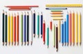 School supplies on a white background.Back top school concept.Flat lay. Top view.Generative AI Royalty Free Stock Photo