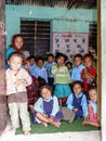 School in Tallo Chipla - Annapurna circuit - Nepal