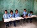 School in Tallo Chipla - Annapurna circuit - Nepal