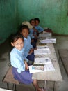 School in Tallo Chipla - Annapurna trekking - Nepal