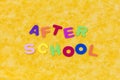 After school time play children child foam toy