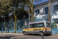 School vans in front of the Children`s Home in Sao Paulo