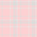 School vector seamless tartan, rag background pattern texture. Effect check plaid textile fabric in light and white colors Royalty Free Stock Photo