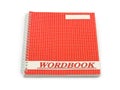 School wordbook Royalty Free Stock Photo