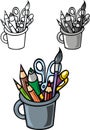 School writing items