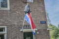 Schoolbag On A Flag At Amsterdam The Netherlands 2018