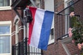 Schoolbag Hanging On A Flag At Amsterdam The Netherlands 13-6-2021