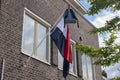 Schoolbag Hanging On A Flag At Amsterdam The Netherlands 12 June 2020