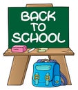 Schoolboard topic image 2 Royalty Free Stock Photo