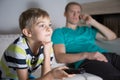 Schoolboy addicted to watching tv