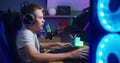 Schoolboy plays PvP multiplayer game on PC