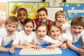 Schoolchildren in IT Class Using Computers