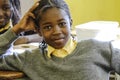 Schoolgirl in Namibia with school uniform