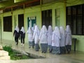 Schoolgirls at college in Bandar Seri Begawan, Brunei